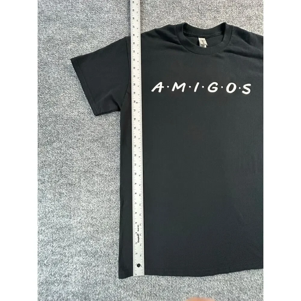 AMIGOS Graphic T Shirt Men's Medium "Friends" TV Show Inspired Short Sleeve Tee - Picture 5 of 6